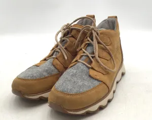Sorel Women's Kinetic Caribou NL3372-224 Brown Gray Ankle Snow Boots - Size 10.5