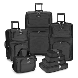 Travel Select 8-Piece Expandable Rolling Luggage Set