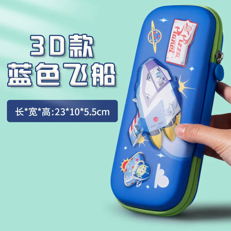 Wholesale animal cartoon stationery PU box JDC-PB-Lianz004