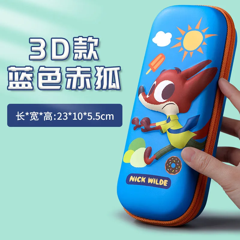 Wholesale animal cartoon stationery PU box JDC-PB-Lianz004