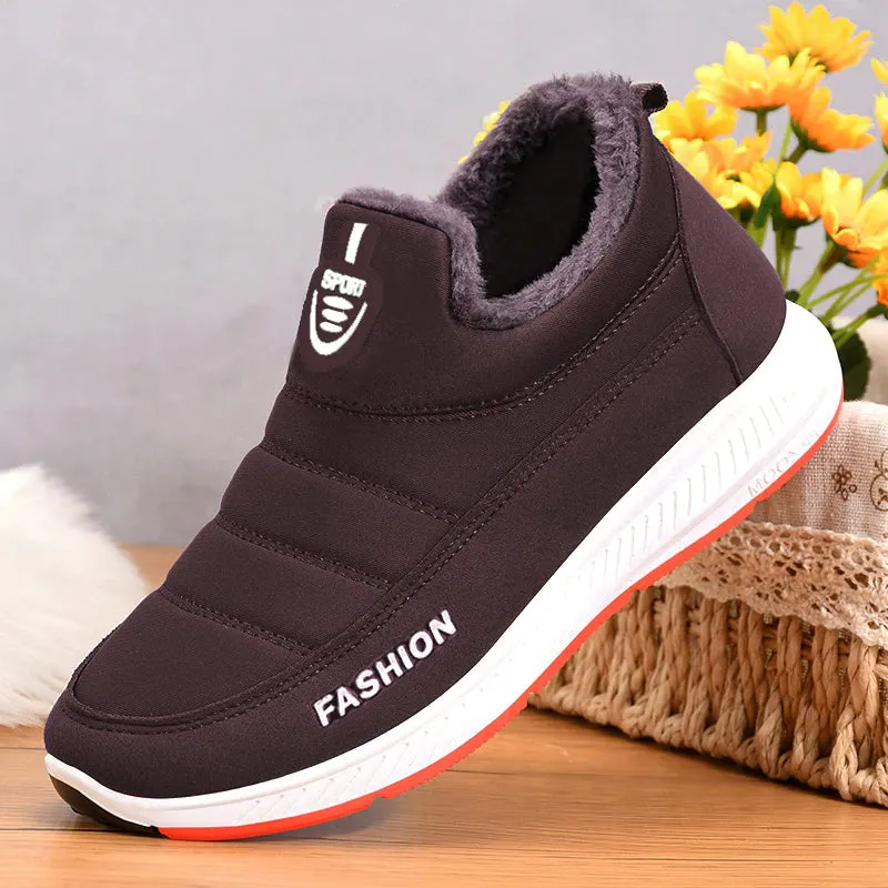 Winter Fur Slip On Snow Boots