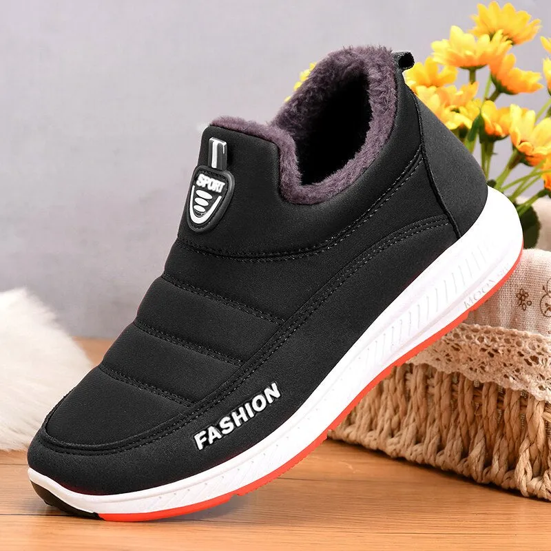 Winter Fur Slip On Snow Boots