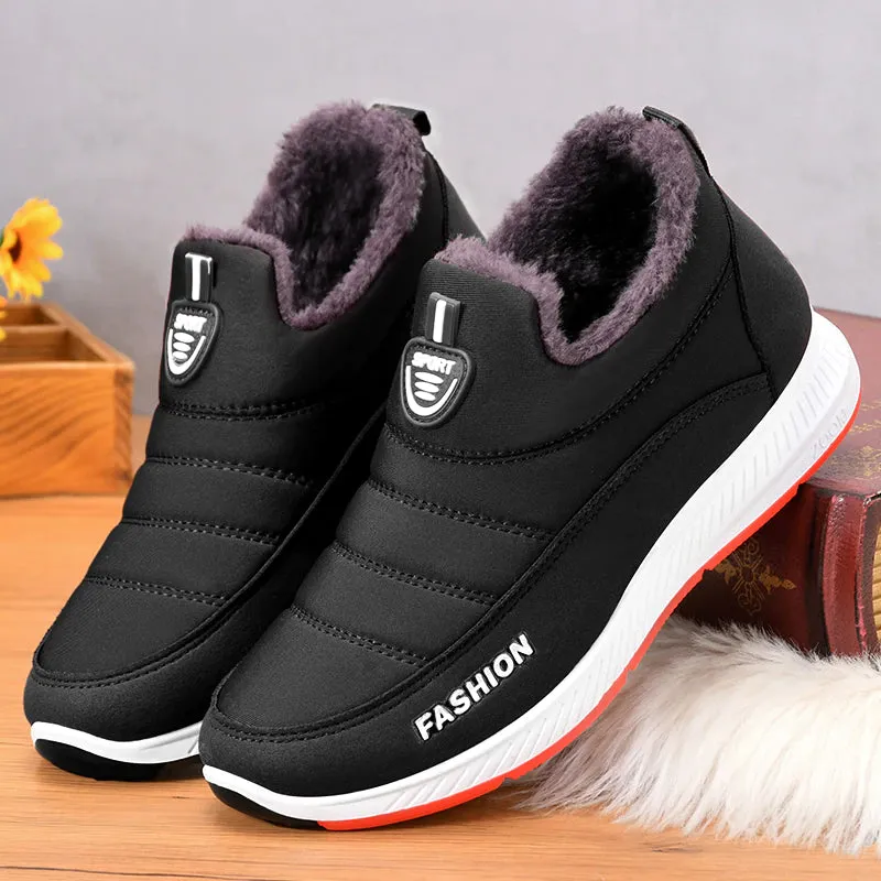 Winter Fur Slip On Snow Boots