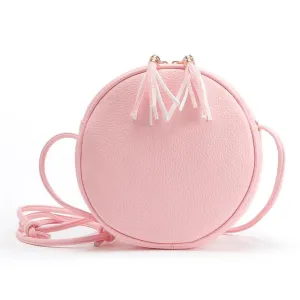 Womens Messenger Bags Women Girl Round Leather Shoulder Bag England Style Handbag Women Bag bolsa feminina para mujer #25