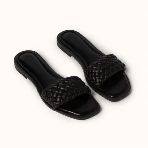 Woven Slide - Black