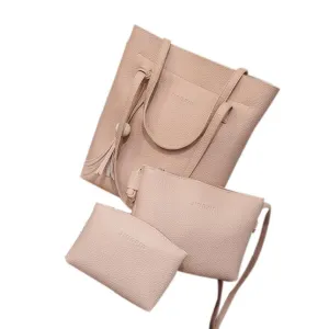 xiniu Three Piece Bag Women Messenger crossbody bag Top Handle Bags baobao portefeuille femme #GHYW
